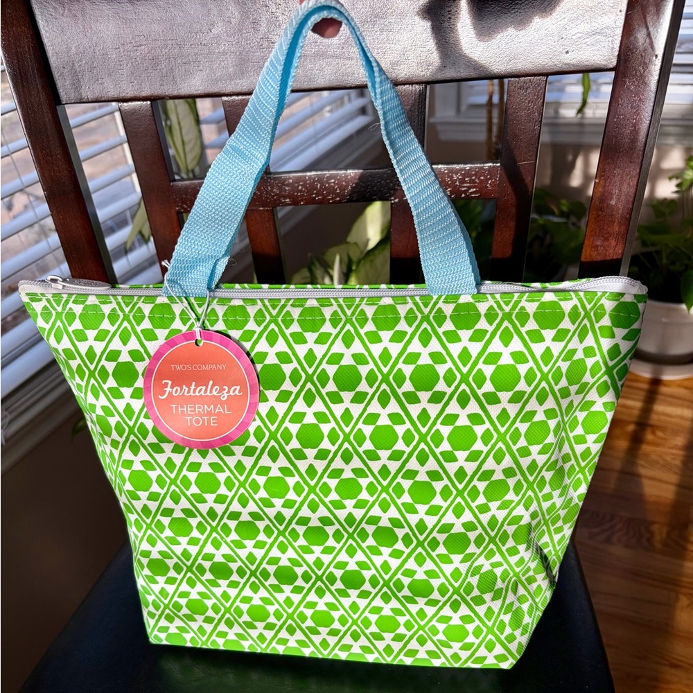 Twos Company Insulated Tote Bag Lunch Bag
